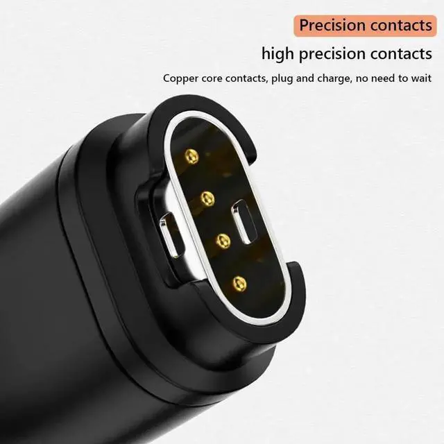 Alt view image 3 of 4 - WRIARICH Portable Charging Adapter for Garmin Fenix 5/5S/5X, Multi Port Type-C / 8 Pin / Micro USB Watch Charger Converter with Lanyard Hole