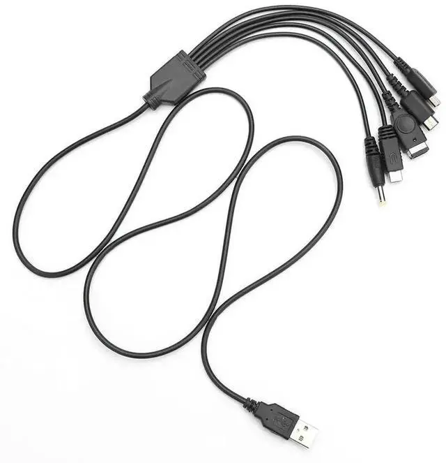 Alt view image 3 of 3 - WRIARICH 5 in 1 Multi USB Charging Cable for Nintendo Series | Replacement Power Cord for 3DS XL, NDS Lite, NDSi LL