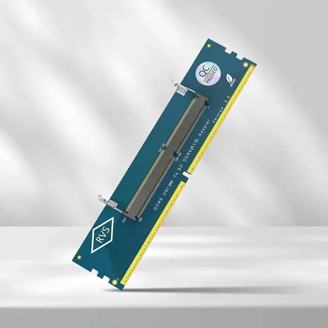 Alt view image 3 of 3 - WRIARICH DDR5 SO-DIMM to U-DIMM Adapter Card, Laptop DDR5 RAM to Desktop DDR5 Memory Converter