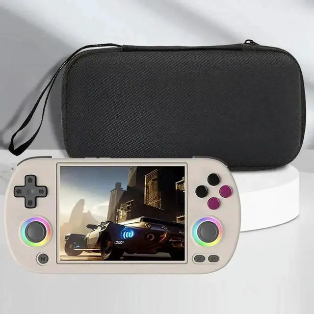 Alt view image 2 of 3 - WRIARICH Hard EVA Protective Carry Case with Hand Strap, Waterproof Shockproof Anti-Scratch Storage Bag for RG40XX H / RG405M Handheld Game Console