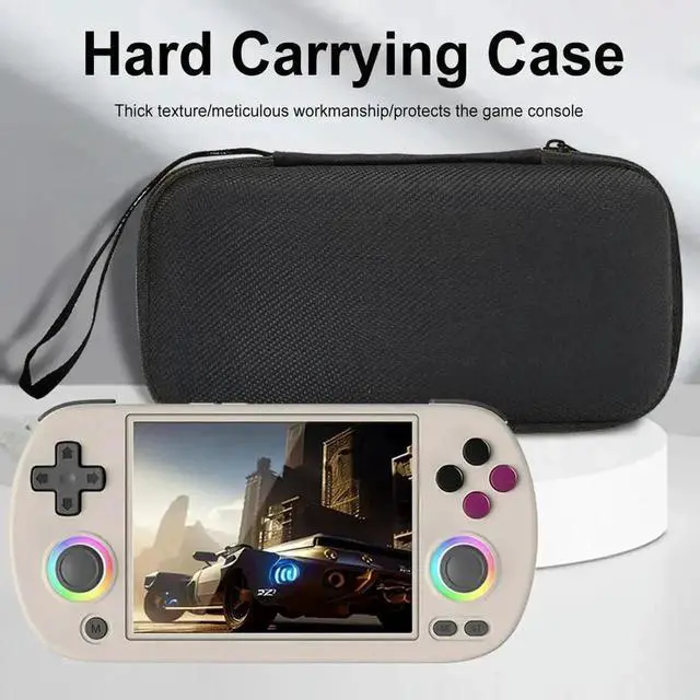 Main image of WRIARICH Hard EVA Protective Carry Case with Hand Strap, Waterproof Shockproof Anti-Scratch Storage Bag for RG40XX H / RG405M Handheld Game Console