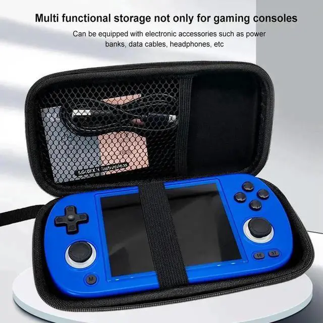 Alt view image 3 of 3 - WRIARICH Hard EVA Protective Carry Case with Hand Strap, Waterproof Shockproof Anti-Scratch Storage Bag for RG40XX H / RG405M Handheld Game Console