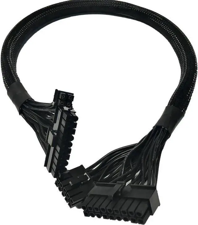 Main image of WRIARICH 24 Inch ATX 24Pin (20+4) to 18Pin+10Pin Modular PSU Extension Cable, Compatible with Seasonic M12II Evo 520/620/650/750/850 Power Supplies