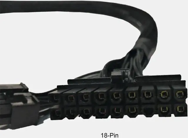 Alt view image 6 of 6 - WRIARICH 24 Inch ATX 24Pin (20+4) to 18Pin+10Pin Modular PSU Extension Cable, Compatible with Seasonic M12II Evo 520/620/650/750/850 Power Supplies