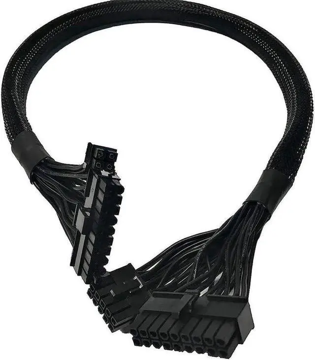 Alt view image 5 of 6 - WRIARICH 24 Inch ATX 24Pin (20+4) to 18Pin+10Pin Modular PSU Extension Cable, Compatible with Seasonic M12II Evo 520/620/650/750/850 Power Supplies