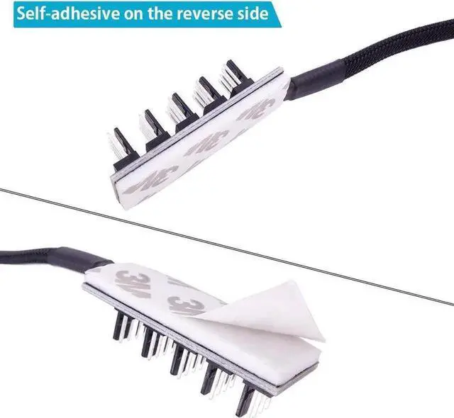 Alt view image 7 of 7 - WRIARICH 2 Pack 1-to-5 4-Pin PWM Fan Splitter Cable, Motherboard Fan Header Extension Cord Compatible with 3Pin & 4Pin ATX PC Chassis Cooling Fans