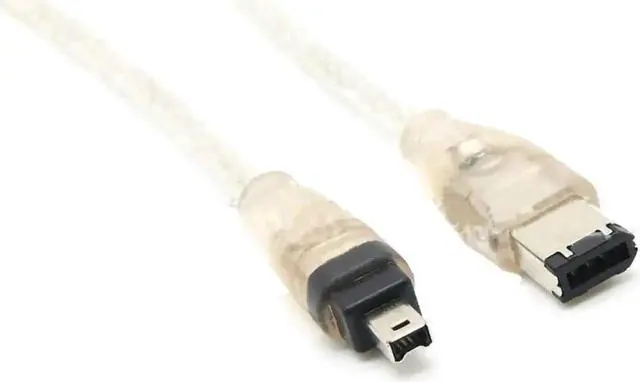 Alt view image 4 of 4 - WRIARICH 1.5M IEEE 1394 4Pin Male to 6Pin Male Firewire Cable, iLink Transfer Cord for Mini DV Camcorders