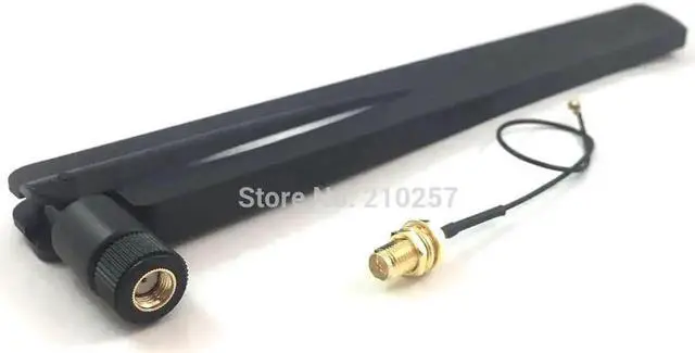 Main image of WRIARICH 18dBi Omni 2.4GHz WiFi Antenna RP-SMA Male with 15cm U.FL Mini PCI to RP-SMA Female Pigtail Cable for PC Wireless Network Card