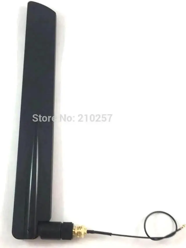 Alt view image 2 of 4 - WRIARICH 18dBi Omni 2.4GHz WiFi Antenna RP-SMA Male with 15cm U.FL Mini PCI to RP-SMA Female Pigtail Cable for PC Wireless Network Card