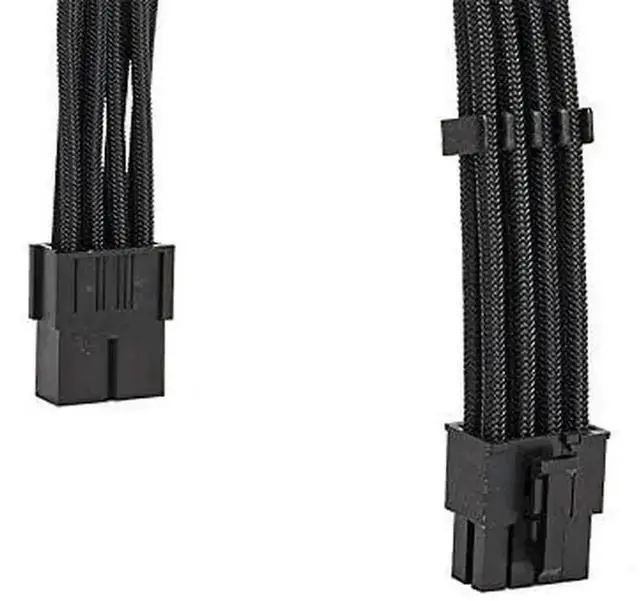 Alt view image 6 of 7 - WRIARICH Black Sleeved PSU Extension Cable Kit 18AWG, EPS 8Pin + PCIe 8Pin with Cable Combs for Motherboard & GPU
