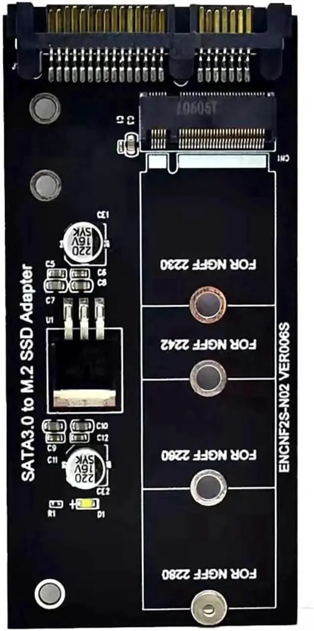 Main image of WRIARICH CX25 M.2 B+M Key SATA to SATA3 Adapter Card, NGFF SATA SSD to 6Gbps SATA Interface Converter