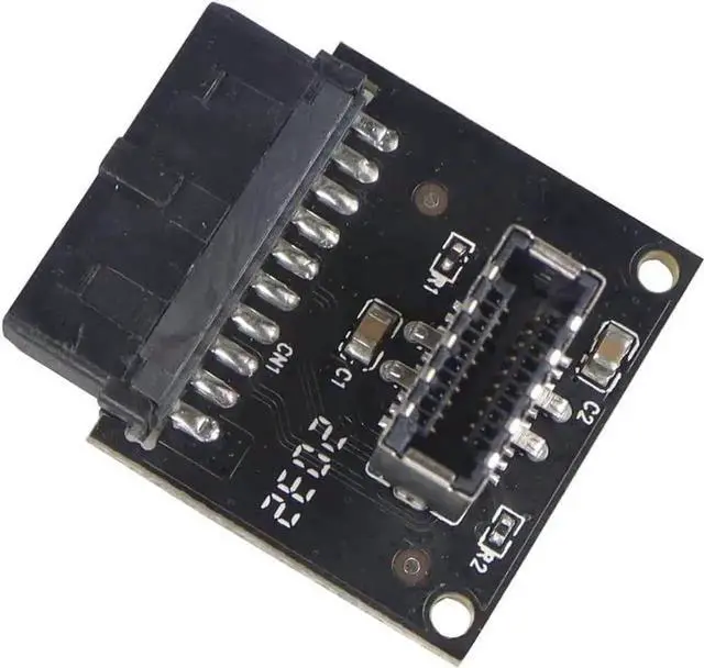 Main image of WRIARICH USB 3.1 Front Panel Socket to USB 3.0 20Pin Header Cable, 20P USB to Type-E Connector Adapter for Motherboard, Black 1 Pack