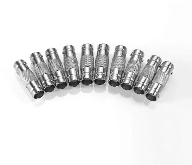 Alt view image 4 of 7 - WRIARICH 10 Pack BNC Female to Female Straight Coupler, CCTV Camera Coaxial Cable Extension Connector Adapter
