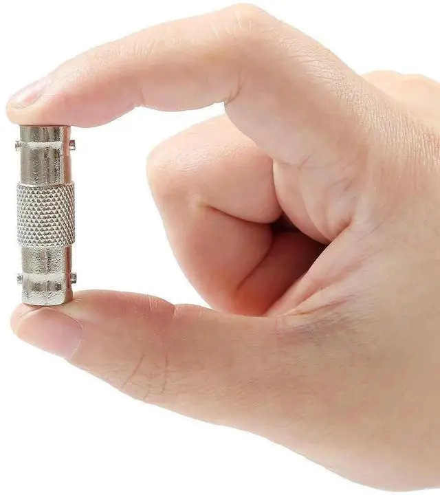 Alt view image 7 of 7 - WRIARICH 10 Pack BNC Female to Female Straight Coupler, CCTV Camera Coaxial Cable Extension Connector Adapter