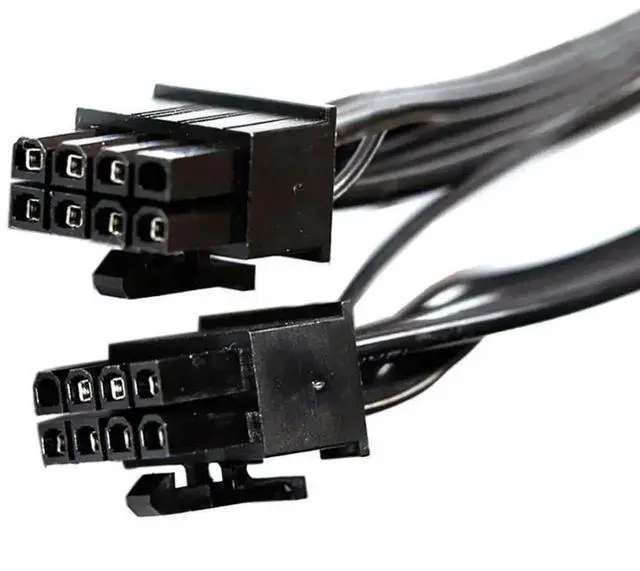 Alt view image 4 of 7 - WRIARICH ATX3.0 PCIe5.0 12VHPWR 16Pin Modular Cable to Dual 8Pin PCIe Power Cord, Compatible with RTX 3080 3090 Ti GPU