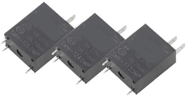 Alt view image 2 of 7 - WRIARICH SMH-112DMP 3-Pin 16A Power Relay, 12VDC Coil PCB Mount Relay, Compatible SMH-105DMP/SMH-124DMP, 1PCS