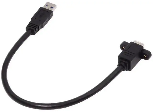 Alt view image 5 of 7 - WRIARICH 30cm USB 3.0 Type-A Male to Type-B Female Extension Cable, 5Gbps Data Cord for SSD, Hard Drive & Camera