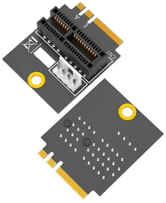 Main image of WRIARICH PCIe x1 to M.2 NGFF Key A/A+E/E Riser Card, 4Pin Power Supply M.2 2230 A+E Key to PCI Express 1X Slot Converter Adapter for WiFi Bluetooth M.2 Modules