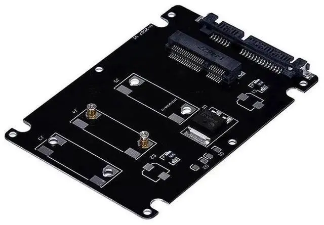 Alt view image 4 of 5 - WRIARICH mSATA Mini PCIe SSD to 2.5 Inch SATA III Adapter Card with Enclosure & Mounting Screws