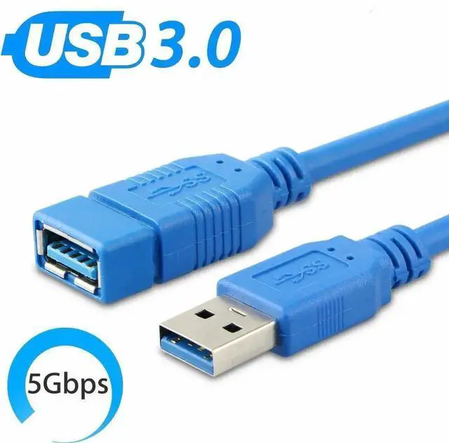 Main image of WRIARICH 3FT Super Speed USB 3.0 Type A Male to Female Extension Cable for Laptop & PC