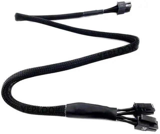 Alt view image 6 of 6 - WRIARICH 8Pin to Split 4+4Pin EPS ATX12V CPU Modular Power Cable Compatible with Gigabyte B700H, B750H, B850H, P700H, P750H, P850H, G700H, G750H, G850H Modular PSUs