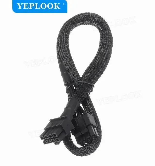 Alt view image 5 of 6 - WRIARICH 8Pin to Split 4+4Pin EPS ATX12V CPU Modular Power Cable Compatible with Gigabyte B700H, B750H, B850H, P700H, P750H, P850H, G700H, G750H, G850H Modular PSUs