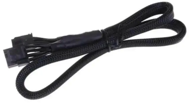 Alt view image 2 of 6 - WRIARICH 60cm Sleeved 4+4 Pin CPU Modular Power Cable Compatible with Corsair RMx Series PSU RM550x/RM650x/RM750x/RM850x/RM1000x