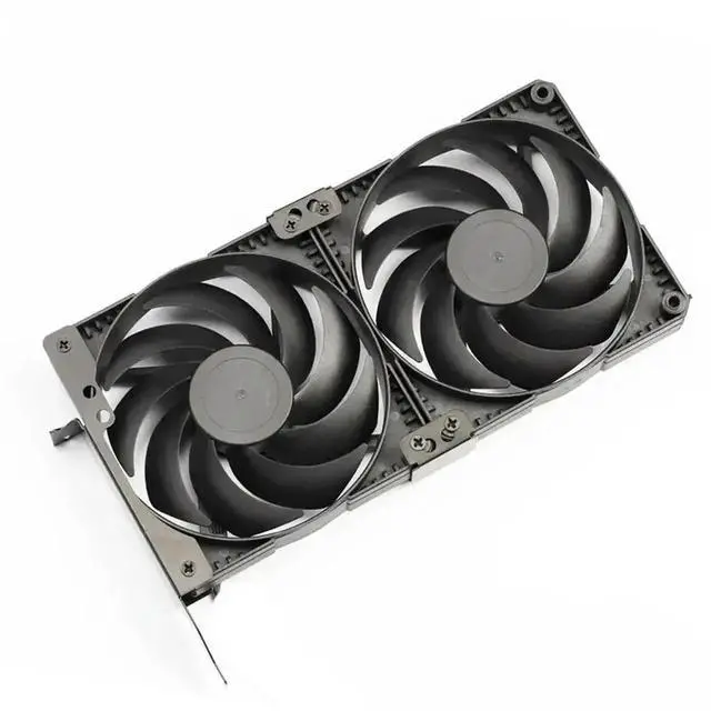Main image of WRIARICH PCI Slot Dual Fan Mount Bracket for GPU Water Cooling Radiator, Supports 90mm & 120mm Cooling Fans, Graphics Card Auxiliary Cooler Fixed Rack