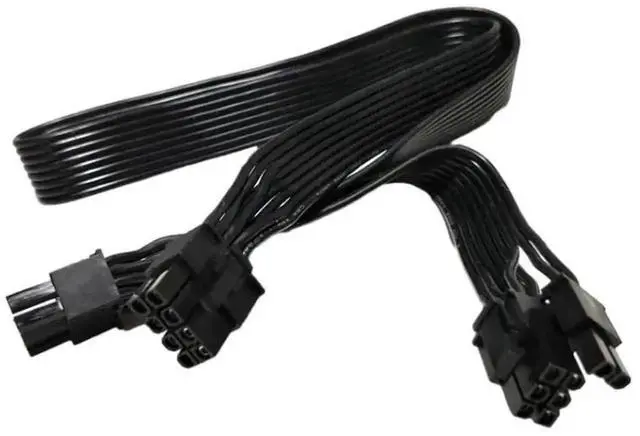 Alt view image 5 of 6 - WRIARICH 18AWG PCIe Dual 8Pin (6+2 Detachable) Modular GPU Power Cable Compatible with Seasonic SS-1050XM2, SS-1250XM2, SS-650KM3, SS-750KM3, SS-850KM3 PSU