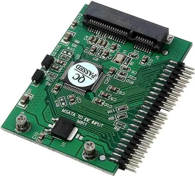 Main image of WRIARICH Mini PCI-e mSATA 1.8 SSD to 2.5" IDE 44Pin Adapter Card, 3.3V mSATA SSD to IDE Hard Drive Converter Card for Laptop & Desktop PC Storage Upgrade