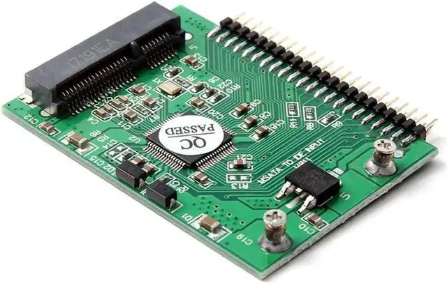 Alt view image 3 of 6 - WRIARICH Mini PCI-e mSATA 1.8 SSD to 2.5" IDE 44Pin Adapter Card, 3.3V mSATA SSD to IDE Hard Drive Converter Card for Laptop & Desktop PC Storage Upgrade