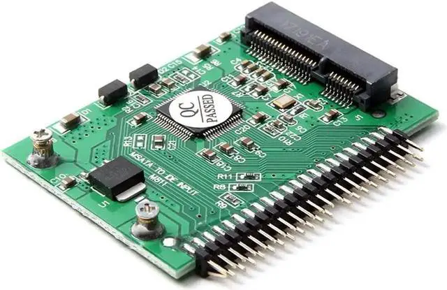 Alt view image 5 of 6 - WRIARICH Mini PCI-e mSATA 1.8 SSD to 2.5" IDE 44Pin Adapter Card, 3.3V mSATA SSD to IDE Hard Drive Converter Card for Laptop & Desktop PC Storage Upgrade
