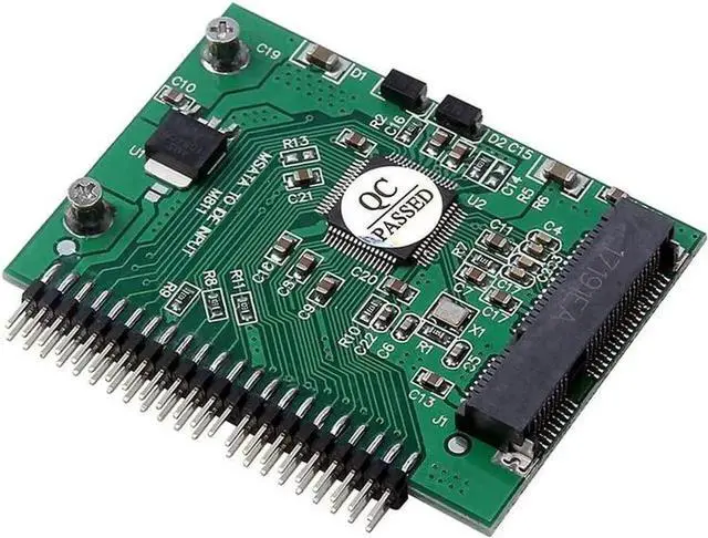 Alt view image 6 of 6 - WRIARICH Mini PCI-e mSATA 1.8 SSD to 2.5" IDE 44Pin Adapter Card, 3.3V mSATA SSD to IDE Hard Drive Converter Card for Laptop & Desktop PC Storage Upgrade