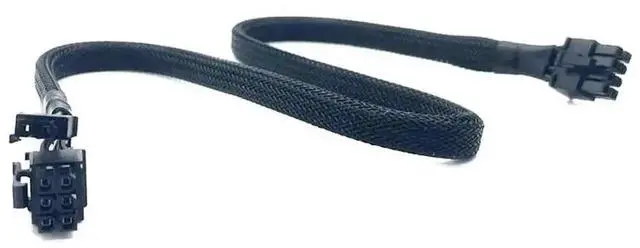 Alt view image 5 of 6 - WRIARICH 60cm 18AWG Sleeved PCIe 8Pin (6+2) GPU Modular Power Cable Compatible with Corsair RMi Series RM650i/RM750i/RM850i/RM1000i Modular PSU