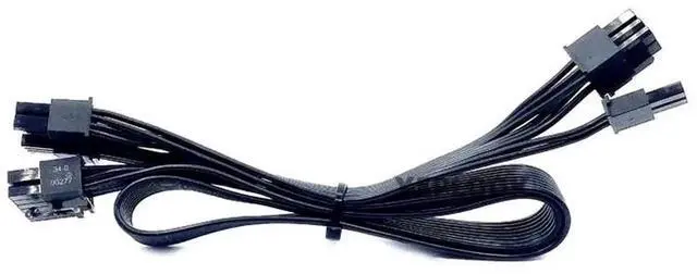 Alt view image 4 of 6 - WRIARICH 18AWG Flat PCIe Dual 8Pin (6+2) GPU Power Cable for Corsair RM Series Modular PSU RM450/RM550/RM650/RM750/RM850/RM1000
