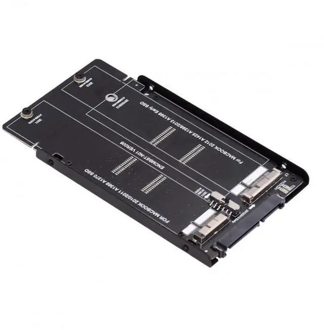 Main image of WRIARICH 2.5 Inch 22Pin SATA to Apple 12+6/17+7Pin SSD Adapter Enclosure for 2010-2012 MacBook Air Pro Retina A1425 A1398 MC975 MC976