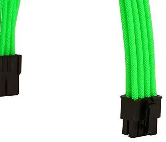 Alt view image 5 of 7 - WRIARICH Green Braided PSU Extension Cable Kit, 18AWG EPS 8Pin + PCIe 8Pin with Cable Combs