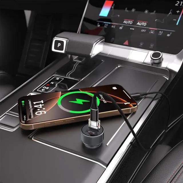 Alt view image 6 of 7 - 6 Pack Clear USB A Male to USB C Female Adapter, USB to Type C Charging Converter Compatible with iPhone 15/16 Series, Apple Watch Ultra, AirPods, iPad, Galaxy S24/S23, Car Chargers & All USB-C Device