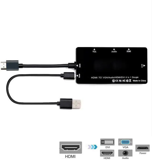 Main image of WRIARICH VGA to HDMI Converter with Audio Support Support up to 1920 x 1080 Output Resolution
