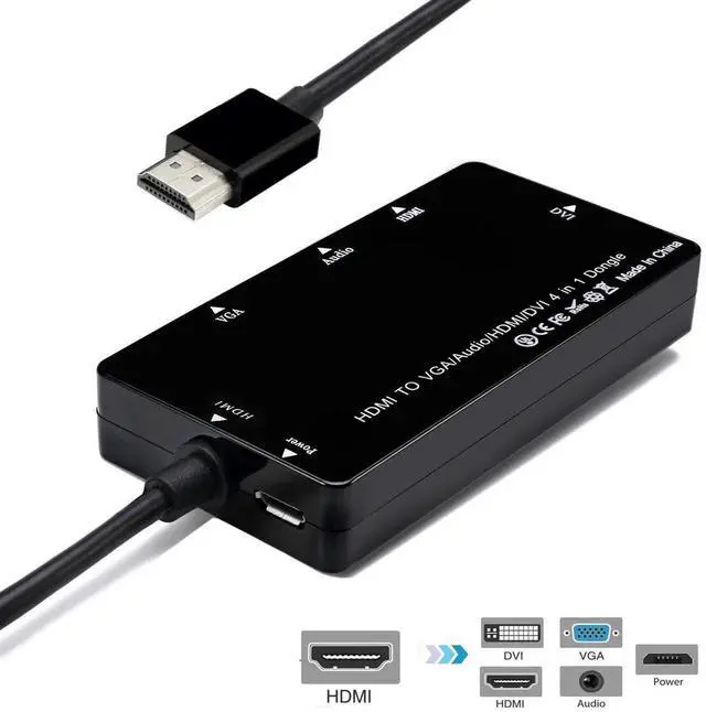 Alt view image 6 of 7 - WRIARICH VGA to HDMI Converter with Audio Support Support up to 1920 x 1080 Output Resolution