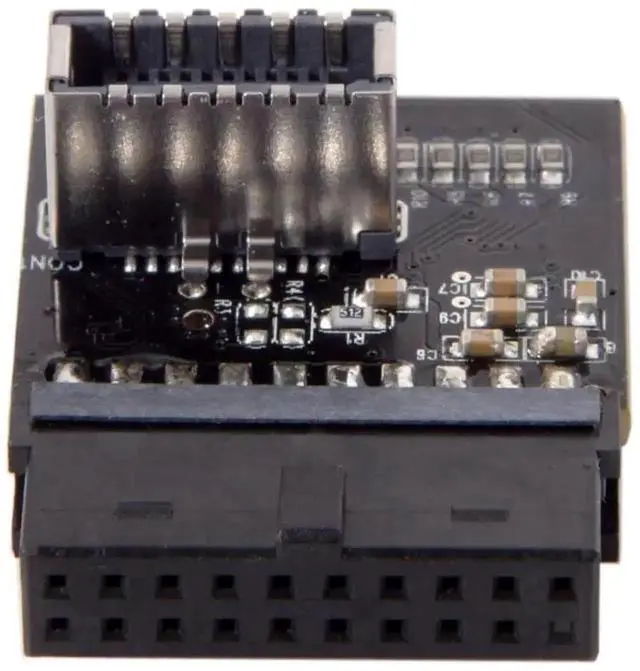 Alt view image 7 of 7 - WRIARICH 19/20Pin Motherboard Header to USB 3.1 Gen2 Type-E Front Panel Adapter with Built-in Chip, Internal Type-C Port Converter for PC Chassis