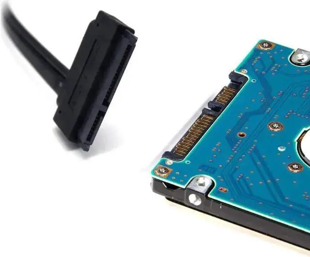 Alt view image 2 of 4 - WRIARICH 1.64FT USB Powered eSATA to 22Pin SATA Cable for 2.5 Inch SSD & HDD
