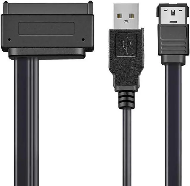 Alt view image 4 of 4 - WRIARICH 1.64FT USB Powered eSATA to 22Pin SATA Cable for 2.5 Inch SSD & HDD