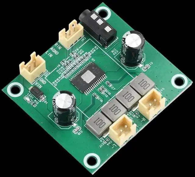 Alt view image 4 of 4 - WRIARICH TPA3116 Digital Stereo Amplifier Board, DC 5V-26V Wide Voltage 50W+50W 2.0 Channel Class D Audio Power Amp Module