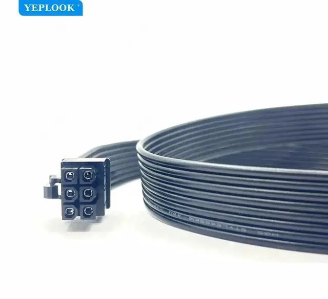 Alt view image 6 of 6 - WRIARICH 6Pin to PCIe 8Pin GPU Modular Power Cable Compatible with Cooler Master Silent Pro Series PSU
