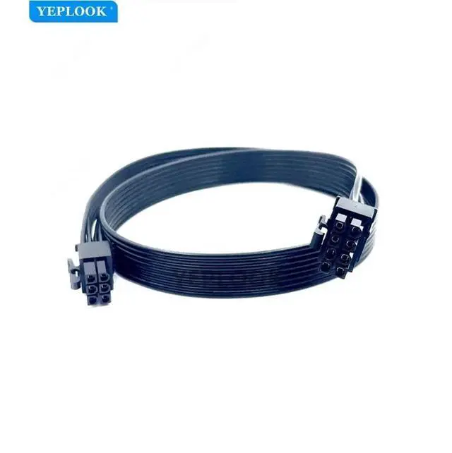 Alt view image 3 of 6 - WRIARICH 60cm 18AWG PCIe 6Pin to 8Pin(6+2) GPU Modular Power Cable, Compatible with Cooler Master V850 V1000 V1200 & Silent Pro Gold 1200W PSU