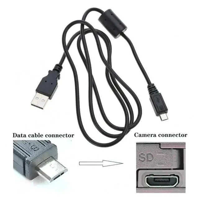 Alt view image 3 of 3 - WRIARICH IFC-600PCU USB Camera Data Cable, Replacement Sync Charging Cord for Canon PowerShot SX620 SX720 SX730 HS, EOS M5 M6 M50 DSLR Cameras