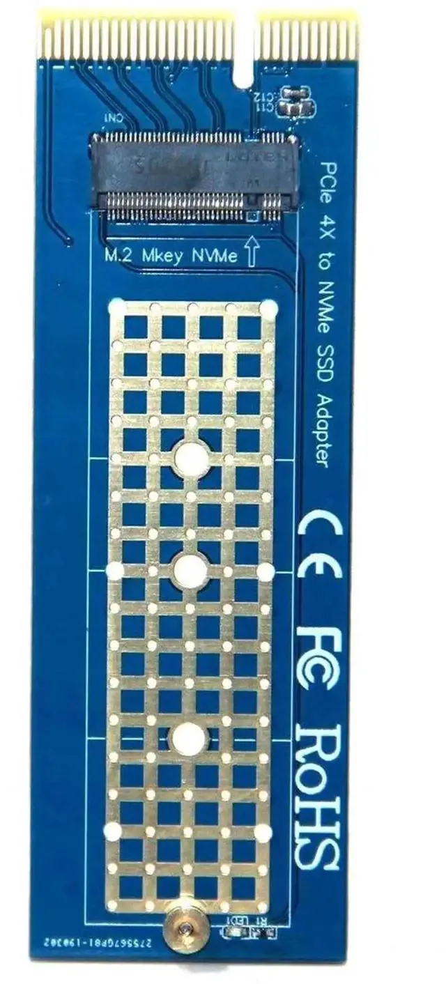 Alt view image 4 of 6 - WRIARICH PCIe 3.0 x4 to NVMe M.2 SSD Expansion Adapter Card, Desktop PCI-E Converter Supporting 2230/2242/2260/2280 M.2 NVMe Solid State Drives