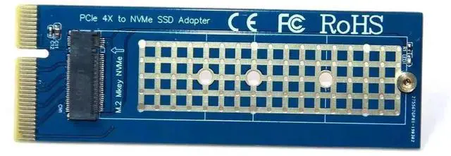 Alt view image 5 of 6 - WRIARICH PCIe 3.0 x4 to NVMe M.2 SSD Expansion Adapter Card, Desktop PCI-E Converter Supporting 2230/2242/2260/2280 M.2 NVMe Solid State Drives