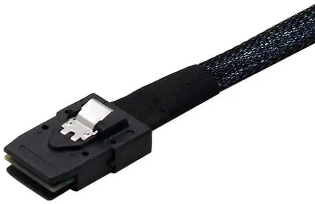 Alt view image 3 of 4 - WRIARICH 1M/3.3FT Internal Mini SAS Cable SFF-8087 Male to Male, 6Gbps Server RAID Data Cable for PCIe RAID Controller, Storage Backplane and NAS Hard Drive Array